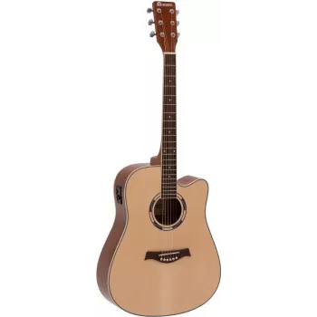 DIMAVERY JK-500 Gitara akustyczna, Cutaway, Natural 26231388