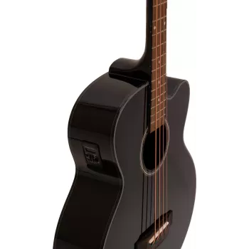 DIMAVERY AB-450 Akustyczna Gitara Basowa, Czarny 26224013