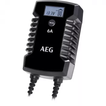 Ładowarka do akumulatorów samochodowych AEG LD6 10617 6V/12V 3A/6A z wyświetlaczem LCD