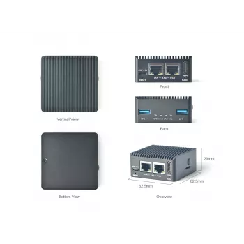 ALLNET FriendlyELEC NanoPi R5C Dual 2.5GbE Router SBC, 4GB RAM, 32GB eMMC, Wi-Fi 5, Metalowa obudowa R5C_4G_32mmc_combo_wifi