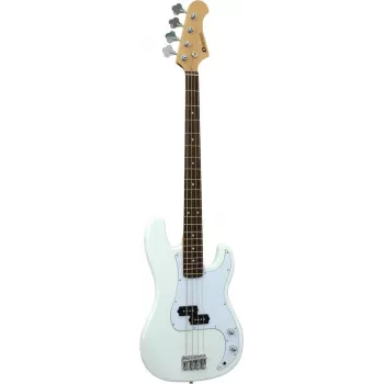 DIMAVERY PB-320 gitara basowa, biały (26221130)