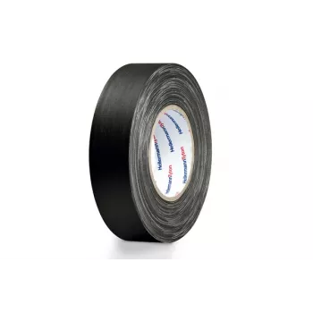 HellermannTyton HTAPE-TEX-50x50 Czarna taśma tekstylna bawełniano-polietylenowa do wiązania i mocowania 50mm x 50m 712-00904