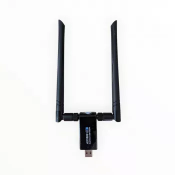 ALLNET Wireless AX 1800Mbit USB 3.0 WLAN Stick Dongle ALL-WA1800AX-EXT z zewnętrznymi antenami