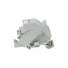 SYNERGY21 Uchwyt modułu Keystone na szynę DIN Slim ABS dla 1xTP Module Slim Line (S215416V2)