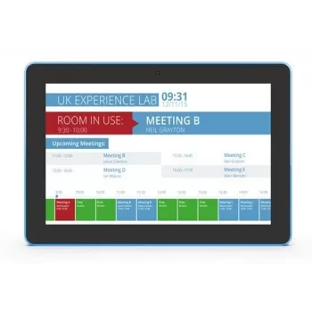 ALLNET MeetTwo-101B 10,1 inch Tablet do sali konferencyjnej z RGB LED, RK3576, Android 16, NFC/RFID, czarny