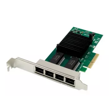 ALLNET PCIe 1G x4 czteroportowy adapter serwerowy - miedziany RJ45 - Intel I350 (ALL0136v2-4-GB-TX/I350T4)