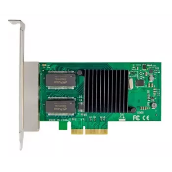 ALLNET PCIe 1G x4 czteroportowy adapter serwerowy - miedziany RJ45 - Intel I350 (ALL0136v2-4-GB-TX/I350T4)