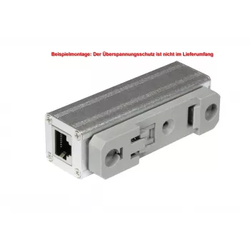 ALLNET Cat.6 Ethernetowy ogranicznik przepięć z zaciskiem szyny DIN dla ALL95100 (ALL95100-DinRail-Clamp)