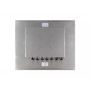 ALLNET Armoury-190 19 inch IP67 stalowy przemysłowy panel PC z ekranem dotykowym, Intel Celeron J4125, 4GB RAM, 128GB SSD, Windows 10 Pro