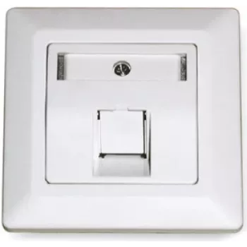 Dätwyler 185866 Moduł danych RJ45 Cat 7A, 1 port, biały