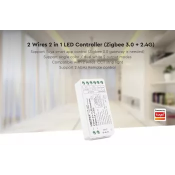 SYNERGY21 Synergy 21 Sterownik CCT 2 przewody Zigbee*Milight/Miboxer* (LC2-ZR)