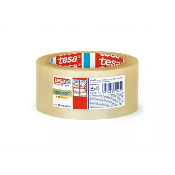 tesa 04124-00342-00 Przezroczysta taśma pakowa 66 m x 50 mm