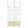 f-tronic Panel licznikowy 2-polowy ER26 H=1050mm 2-eHZ 2 rezerwowe 7141002