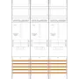 F-TRONIC Panel licznikowy 3-polowy Z31B H=1050mm 3-3.HZ 7141305