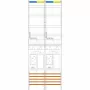 f-tronic Tablica licznikowa 2-polowa ER29 H=1350mm 2-eHZ 2 rezerwowe 7143002 1 (7143002)
