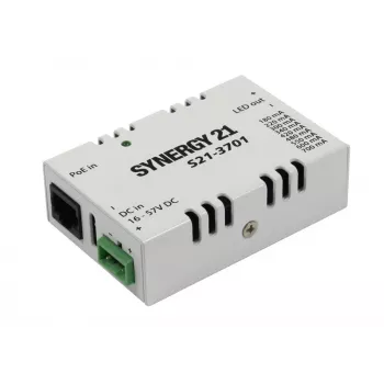 SYNERGY21 Sterownik PoE+ ze stałym prądem 350mA 12-24V DC 8.4W (S21-3701)