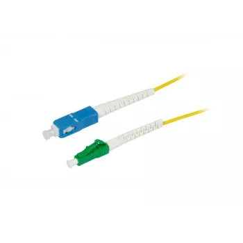SYNERGY21 S215630V2 OS2 Simplex światłowodowy kabel krosowy (patchcord), LC/APC do SC, 9/125 µm, G.657.A2, 2 mm, 3 m