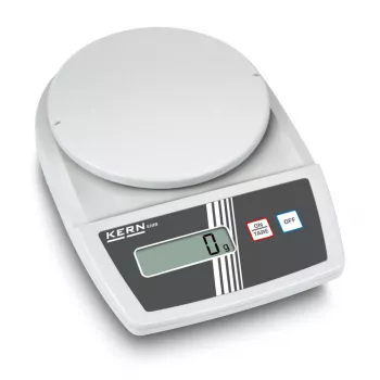 Waga listowa KERN EMB 5.2K1, nośność 5,2 kg, dokładność odczytu 1 g, zasilanie sieciowe/bateryjne