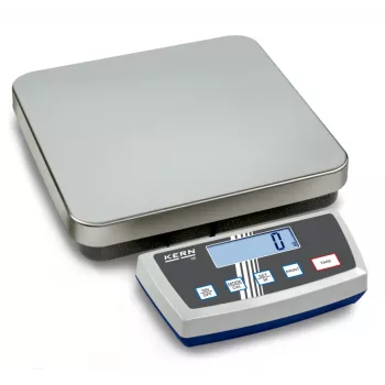 KERN DE 6K1D Precyzyjna waga platformowa, udźwig 6 kg, dokładność odczytu 1 g/2 g, zasilanie bateryjne lub sieciowe