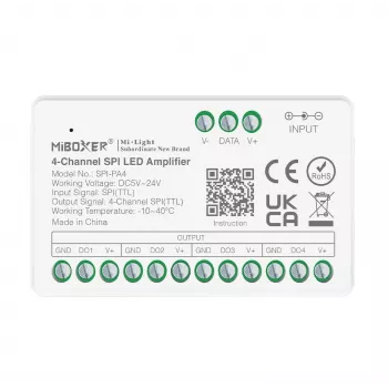 Synergy 21 Pixel LED Controller SPI-Serie 4-kanałowy wzmacniacz/repeater (SPI-PA4)