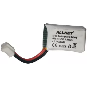 ALLNET Mini Drone Akumulator Zamienny 3.7V 220mAh Li-ion (HW851624P)