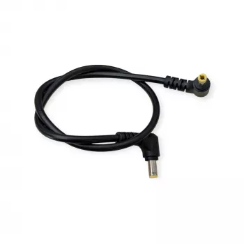 Przedłużacz kabla zasilania DC ALLNET 5,5mm x 2,5mm męski-żeński 0,49m czarny ALL-Adapt-Ext5.5-2.5-490