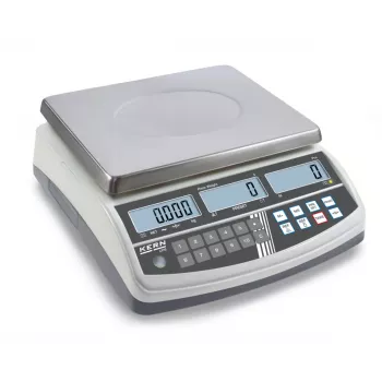 Waga zliczająca Kern CPB 15K0.2N, udźwig 15 kg, dokładność odczytu 0,2 g, platforma ze stali nierdzewnej, zasilanie bateryjne