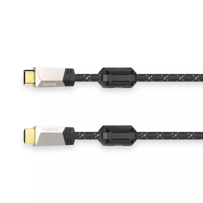 Kabel HDMI Hama 00205024 0,75 m HDMI Typ A (Standard) czarno-różowy
