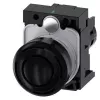 Siemens SIRIUS ACT 3SU1200-6KB10-1AA0 Sygnalizator akustyczny, 22 mm okrągły, tworzywo sztuczne, czarny, 24 V AC/DC, IP66/IP67/IP69K