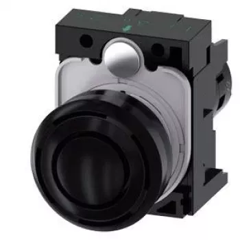 Siemens SIRIUS ACT 3SU1200-6KB10-1AA0 Sygnalizator akustyczny, 22 mm okrągły, tworzywo sztuczne, czarny, 24 V AC/DC, IP66/IP67/IP69K