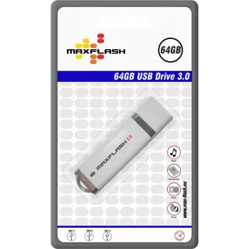 MEMORYSOLUTION MAXFLASH 64GB USB 3.0 Highspeed Flash Drive, Retail