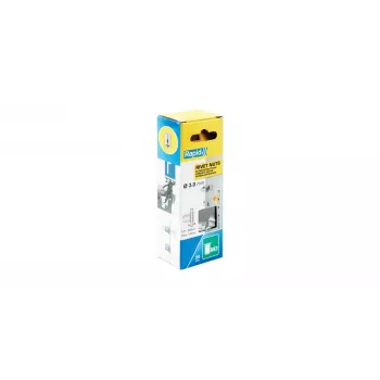 RAPID TOOLS Nitonakrętka M3 stalowa chromowana zakres mocowania 0,5-1,5 mm, 1 sztuka (5000670)