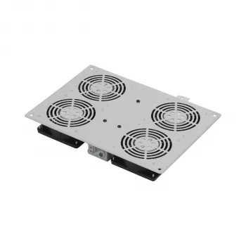 EFB Elektronik PEL-LFD04ET.GR Jednostka dachowa z 4 wentylatorami do szaf 19 inch, 1080 m³/h, szara