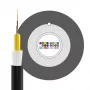 INFRALAN U-DQ(ZN)BH OM3 24G (1x24) Eca 3000N LSZH czarny, 7,5mm 54524D1E-CPR