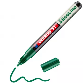 Marker edding 51 EcoLine Paint Marker zielony 1-2 mm 4-51-004