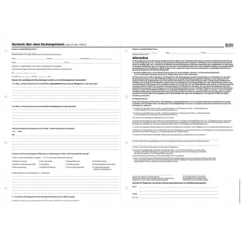 Formularze dokumentacji konsultacji BOI, 50 arkuszy, A4, biały (9206-00313)
