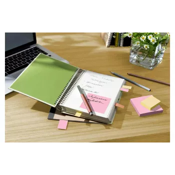 3M Post-it Notes Recycling 655-1RPT-N, 127 x 76 mm, fioletowe, 100 karteczek, papier w 100% z recyklingu
