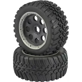 Reely 1:6 Buggy Kompletne Koła V-Block 6-Ramienne Czarne 1 szt. (RE-6478860)