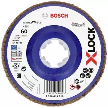 Bosch Akcesoria 2608619816 X-LOCK Best for Ceramic Diamentowa Tarcza do Cięcia 125 mm