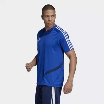 Adidas Tiro 19 Koszulka Treningowa z Krótkim Rękawem Poliester Czarno-Biała Męska S