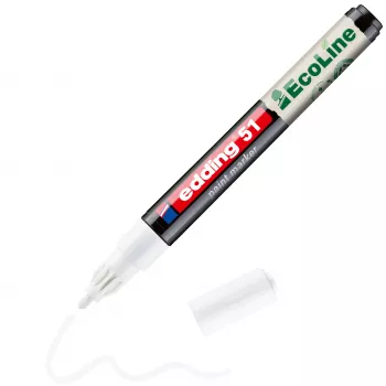 Edding 51 EcoLine Marker do Lakieru Biały 1-2 mm 4-51-049