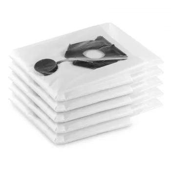 Kärcher Professional 2.889-183.0 Worek filtracyjny bezpieczeństwa, 5 sztuk, biały welur, do NT 30/1, NT 35/1, NT 40/1, NT 45/1, NT 50/1