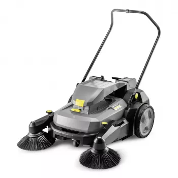 Kärcher Professional KM 70/30 C BP 2SB Akumulatorowa Zamiatarka Pchana, Szerokość Robocza 700 mm, Pojemnik na Odpady 20 L, 12 V / 30 Ah 1.517-231.0