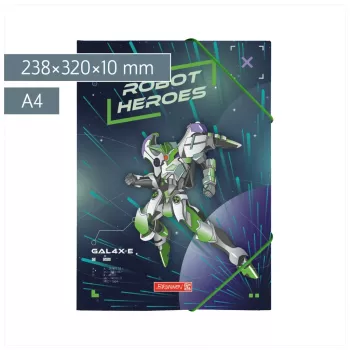 BRUNNEN Collection Folder ROBOT HEROES DIN A4 Ciemnoniebieski Miętowy 1041604421