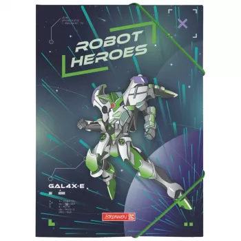 BRUNNEN Collection Folder ROBOT HEROES DIN A4 Ciemnoniebieski Miętowy 1041604421