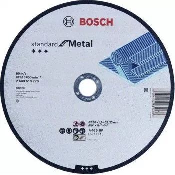 Bosch Standard for Metal 2608619769 Tarcza tnąca 180 mm x 3 mm x 22,23 mm, tlenek glinu, 1 sztuka