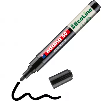 Edding 50 EcoLine Marker do lakieru Czarny 2-3 mm 4-50-001