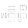Obudowa wyświetlacza Bopla BoPad BOP 10.1 P-9016-SET 285 x 198 x 92,90 mm ABS biały RAL 9016 35110176.HMT1