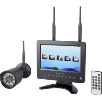 Sygonix SY-4548736 Bezprzewodowy zestaw kamer monitoringu 4-kanałowy z 1 kamerą 720p 2,4 GHz