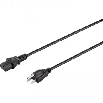Przewód zasilający Sygonix SY-5042706 IEC C13 CEE 7/7 do C13 2m Czarny